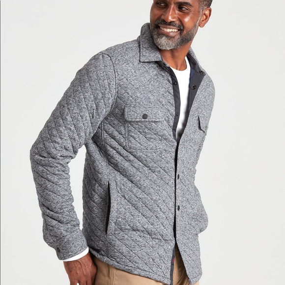 Faherty Epic Quilted Fleece Size S - Picture 2 of 2